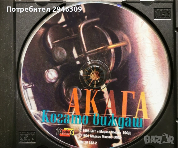 Акага - Когато виждаш(1996), снимка 3 - CD дискове - 54292013