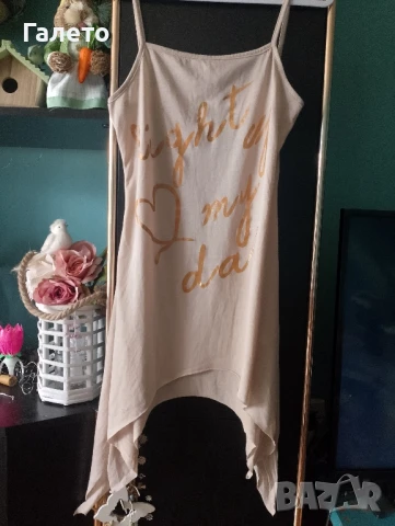 Асиметрична рокля! Размер S -M Цена 5 лв , снимка 2 - Рокли - 50831151