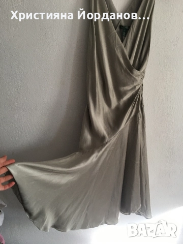 Копринена рокля Ralph Lauren , снимка 7 - Рокли - 51806107