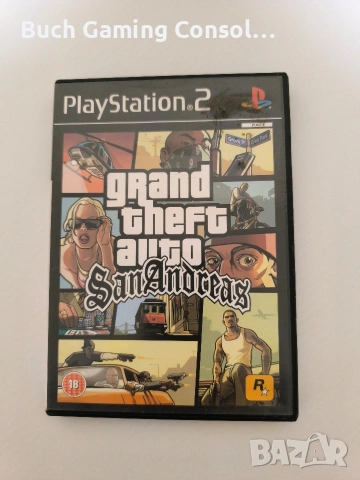 Grand Theft Auto San Andreas Playstation 2 в добро състояние!