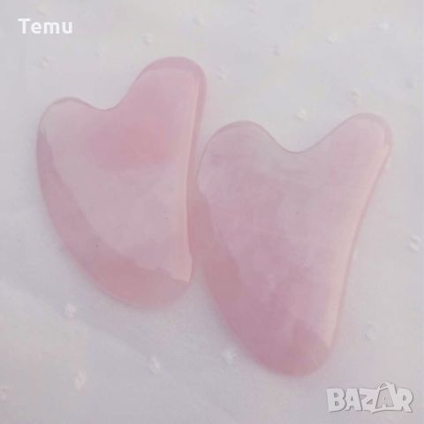 Розов нефритен камък скрепер за лице във формата на сърце за лице TV612, снимка 4 - Масажори - 45708891