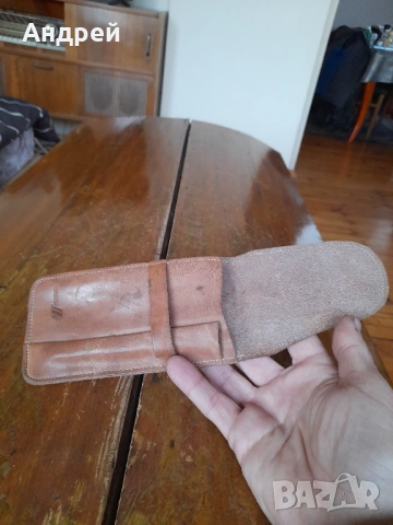 Стар калъф за очила и химикалка БГА Балкан, снимка 3 - Други ценни предмети - 53649809