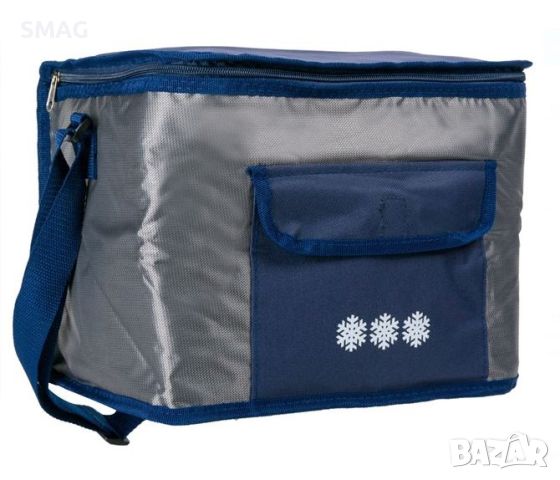 Изотермална чанта тъмно синя 31х24х20см - 14л, снимка 1 - Хладилни чанти - 46392850