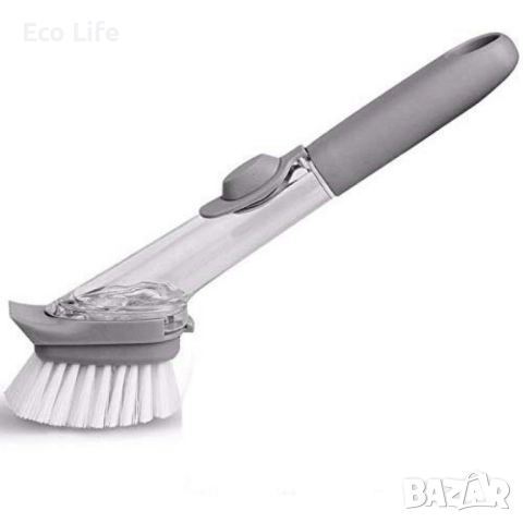 Четка за съдове с дозатор