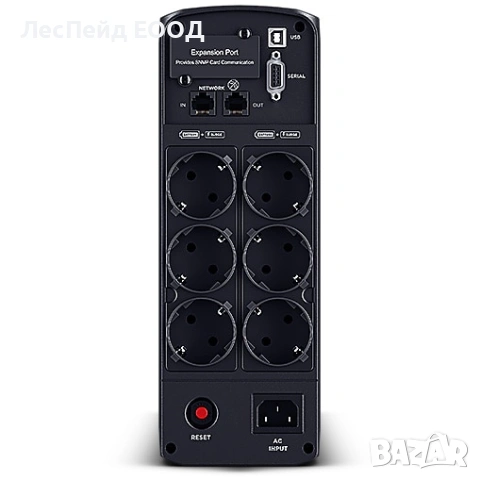 Непрекъсваемо захранване Интерактивен UPS Cyberpower CP1600EPFCLCD, снимка 4 - UPS захранвания - 53521074