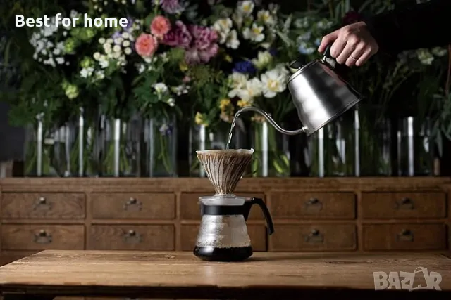 Кана с чаша за приготвяне на кафе Hario, снимка 6 - Други - 49618654