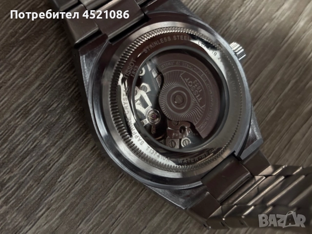 Механичен мъжки часовник Tissot PRX със скелетен циферблат, снимка 3 - Мъжки - 52638625