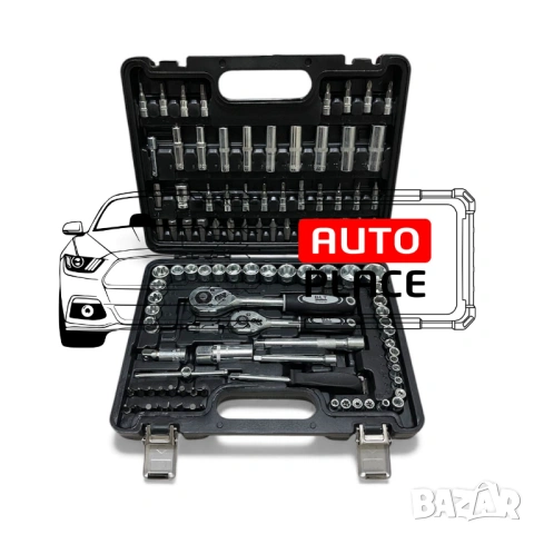 Гедоре 108 части 1/4“ и 3/8“ BLT Werkzeuge, снимка 2 - Гедорета - 53909030