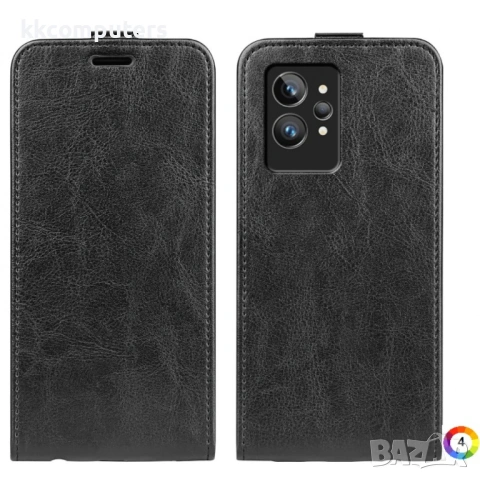 OPPO Realme GT2 Pro Flip3 Кожен Калъф и Протектор