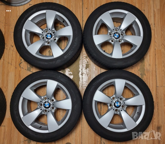 Bmw 17" 5x120 с гуми 225/50/17 оригинални джанти, снимка 2 - Гуми и джанти - 54045447