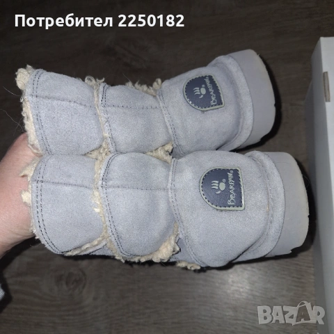 Велурени апрески 🐻 Bearpaw , снимка 6 - Дамски апрески - 53419606