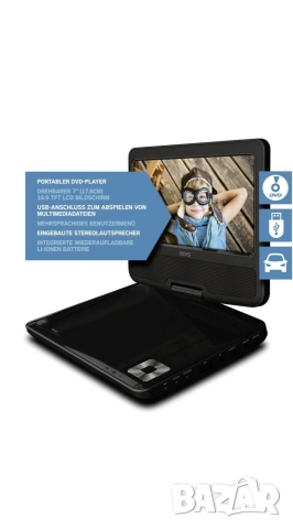 преносим DVD player , снимка 3 - Плейъри, домашно кино, прожектори - 53717582