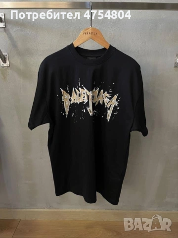 Най-високо качество мъжки тениски Баленсиага, снимка 2 - Тениски - 53709553