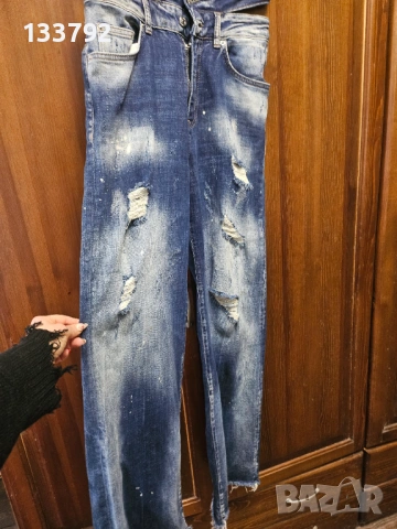 Негатив, снимка 4 - Дънки - 53481025