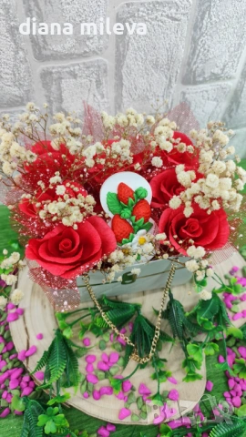 Специална аранжировка за 8ми Март!!, снимка 7 - Декорация за дома - 53219331
