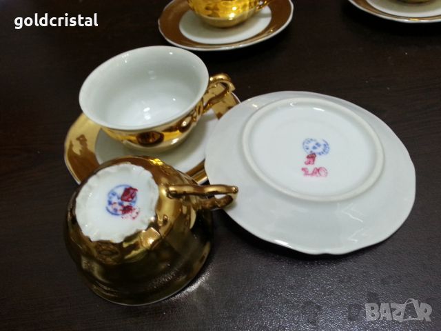 Стар български порцелан чаши за кафе , снимка 3 - Антикварни и старинни предмети - 45906300