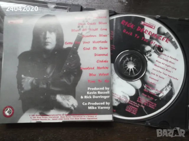 Rick Derringer – Back To The Blues матричен диск, снимка 2 - CD дискове - 47189030