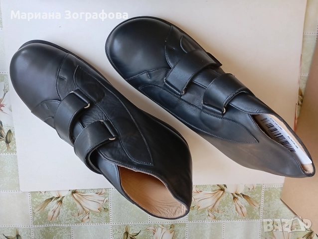 Кожено яке ULTSCH, от естествена кожа, - Лека Кабардинка(манто), - Ортопедични обувки НОВИ - 4 чифта, снимка 12 - Якета - 49169556