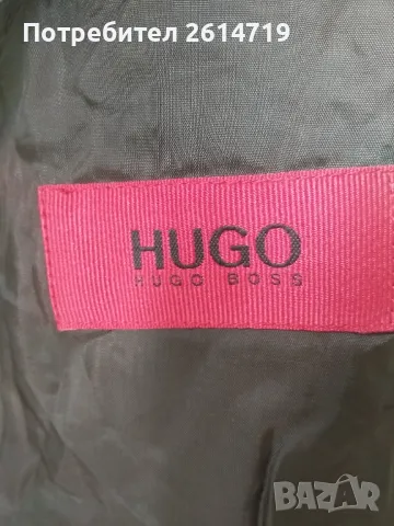 Кожено сако Hugo Boss, снимка 4 - Якета - 47231933