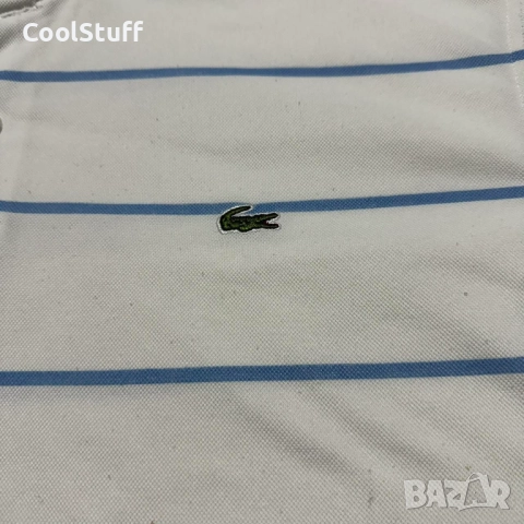 Мъжка Поло Тениска Lacoste Размер L, снимка 5 - Тениски - 52423406