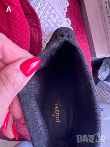  Дамски боти естествен велур, снимка 2 - Дамски боти - 47348546