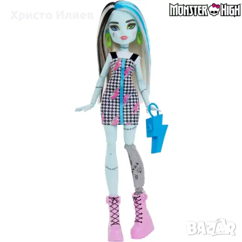 Monster High Frankie Stein Кукла Франки Щайн Оригинална Mattel 32см, снимка 2 - Кукли - 47889237