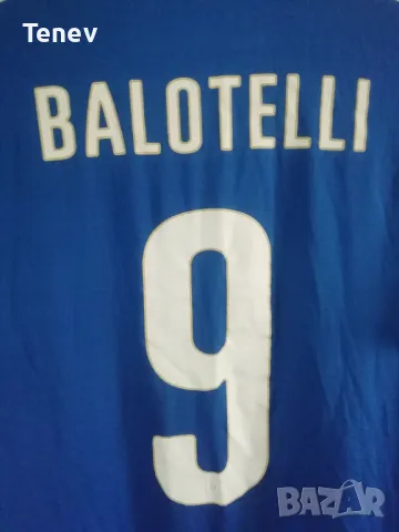 Италия Балотели оригинална тениска фланелка футболна размер М Balotelli Italy Puma, снимка 3 - Тениски - 49404836