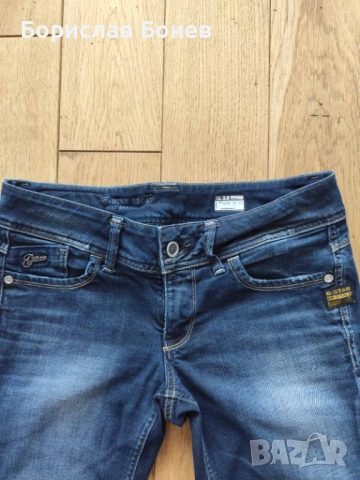 Дамски дънки G-Star 3301 Lynn Bootcut, ЧИСТО НОВИ, тъмно изпрани, снимка 3 - Дънки - 53845657