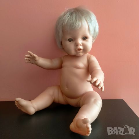  Кукла Бебе Berjusa Испания Момиченце Маркировка 50 см, снимка 14 - Колекции - 46430319