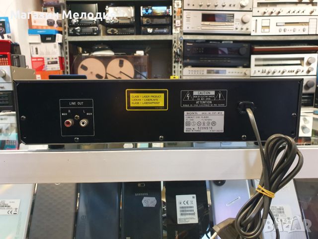 CD Player SONY CDP-M18 В отлично техническо състояние, много добър външен вид., снимка 9 - Декове - 45420177