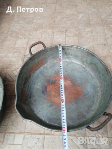 Медна тава с дръжки, снимка 6 - Съдове за готвене - 52180201
