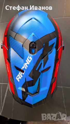 Каска за мотокрос, снимка 4 - Спортна екипировка - 52003687
