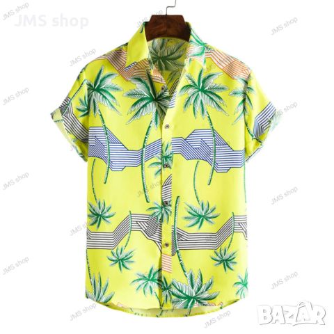 Мъжка флорална риза Ditsy, 12цвята , снимка 13 - Ризи - 45493504