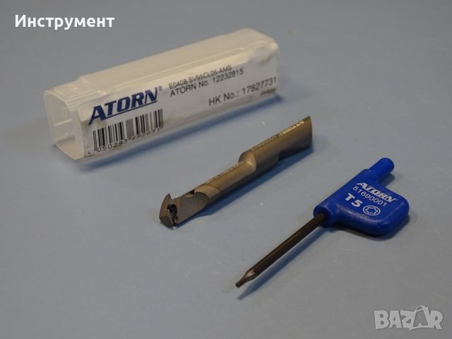 Борщанга със сменяемa пластинa ATORN E0408 SV95CL 05-AMS boring bar 12232815, снимка 1 - Други инструменти - 46648409