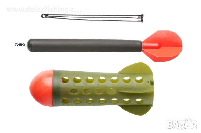 Комплект сподинг (ракета за стръв + маркер) , снимка 1 - Стръв и захранки - 44969503