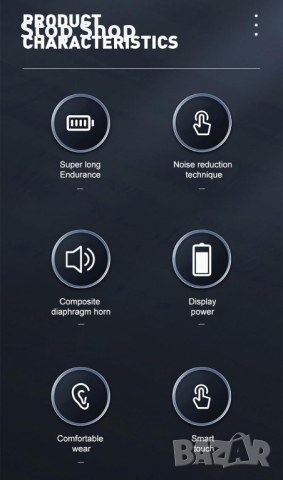 VEHOP Power Ultrapods TWS Earbud, Bluetooth слушалки с дисплей, прозрачен дизайн, 30 часа възпроизве, снимка 3 - Bluetooth слушалки - 45009520