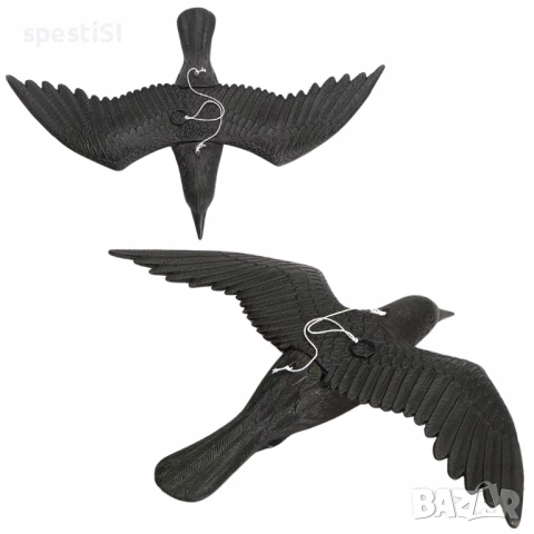 Летящ гарван плашило за птици и гълъби - КОД 4909, снимка 8 - Други - 53866655