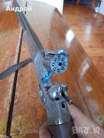 Стара детска играчка,пушка #8, снимка 6 - Други ценни предмети - 52110824