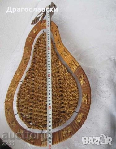 Кошници: плетена кошница за пикник или село, разни модели стари, поднос панер, снимка 12 - Други - 30182642