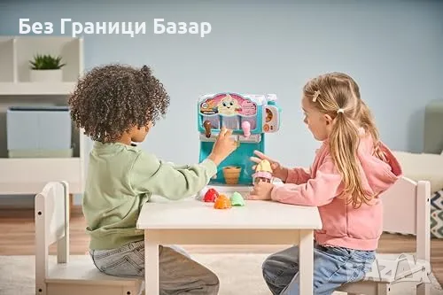 Нова LeapFrog Интерактивна Сладоледена Машина 12 Части Играчка деца 2+, снимка 3 - Образователни игри - 47383048