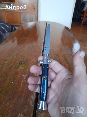 Стар автоматичен нож #5, снимка 5 - Други ценни предмети - 53539972