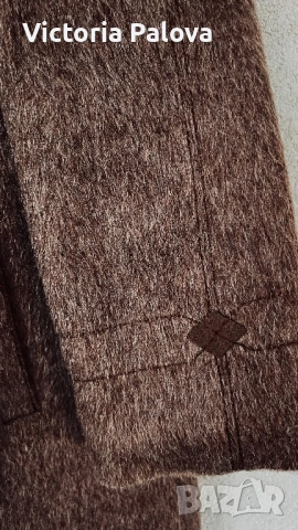 Палто от естествен косъм от лама  LLAMA LUXUSQUALITÄT, снимка 4 - Палта, манта - 53037669