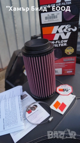 K&N PL-1003 Спортен въздушен филтър за АТВ - Polaris , снимка 7 - Части - 53977539