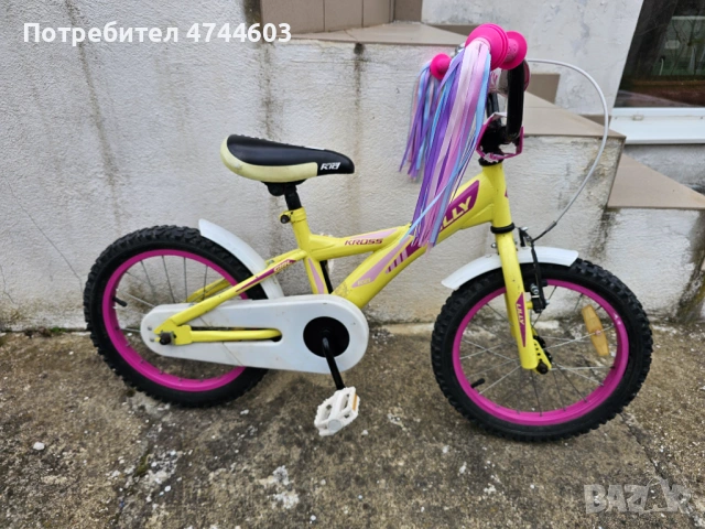 Детско колело велосипед Kross Lilly 16“ Варна 49.99€, снимка 3 - Велосипеди - 54100966