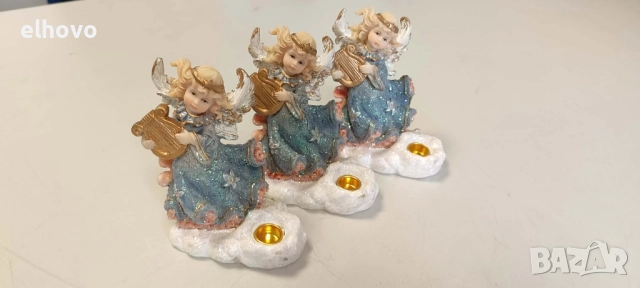 Коледни ангелчета, свещник