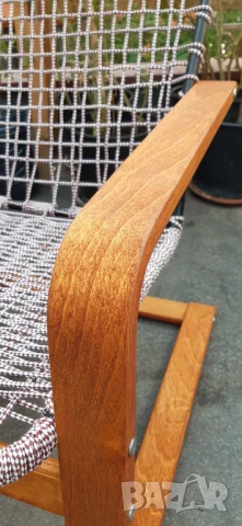 Люлеещ се стол Икеа напълно реставриран, снимка 5 - Столове - 51170911