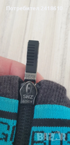 Hugo Boss  Half Zip Sweatshirt Mens Size M / L   ОРИГИНАЛ! Мъжкa Блуза - Суитшърт!, снимка 4 - Спортни дрехи, екипи - 52308401