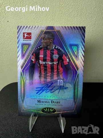 Moussa Diaby Auto /50 Topps Tier One Bundesliga
