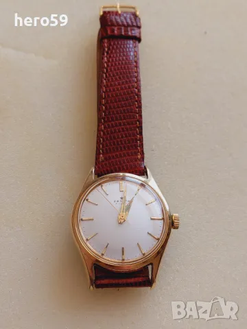 ZENITH PILOT cal.120 позлата 40 микрона-Зенит мъжки часовник 1960г., снимка 2 - Мъжки - 49577155