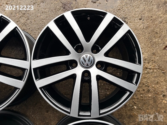 4 броя алуминиеви джанти за Vw Golf,Caddy,Touran,T-Roc 16, снимка 7 - Гуми и джанти - 53468978